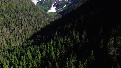 Snow-Covered-Mountain-in-the-Summer