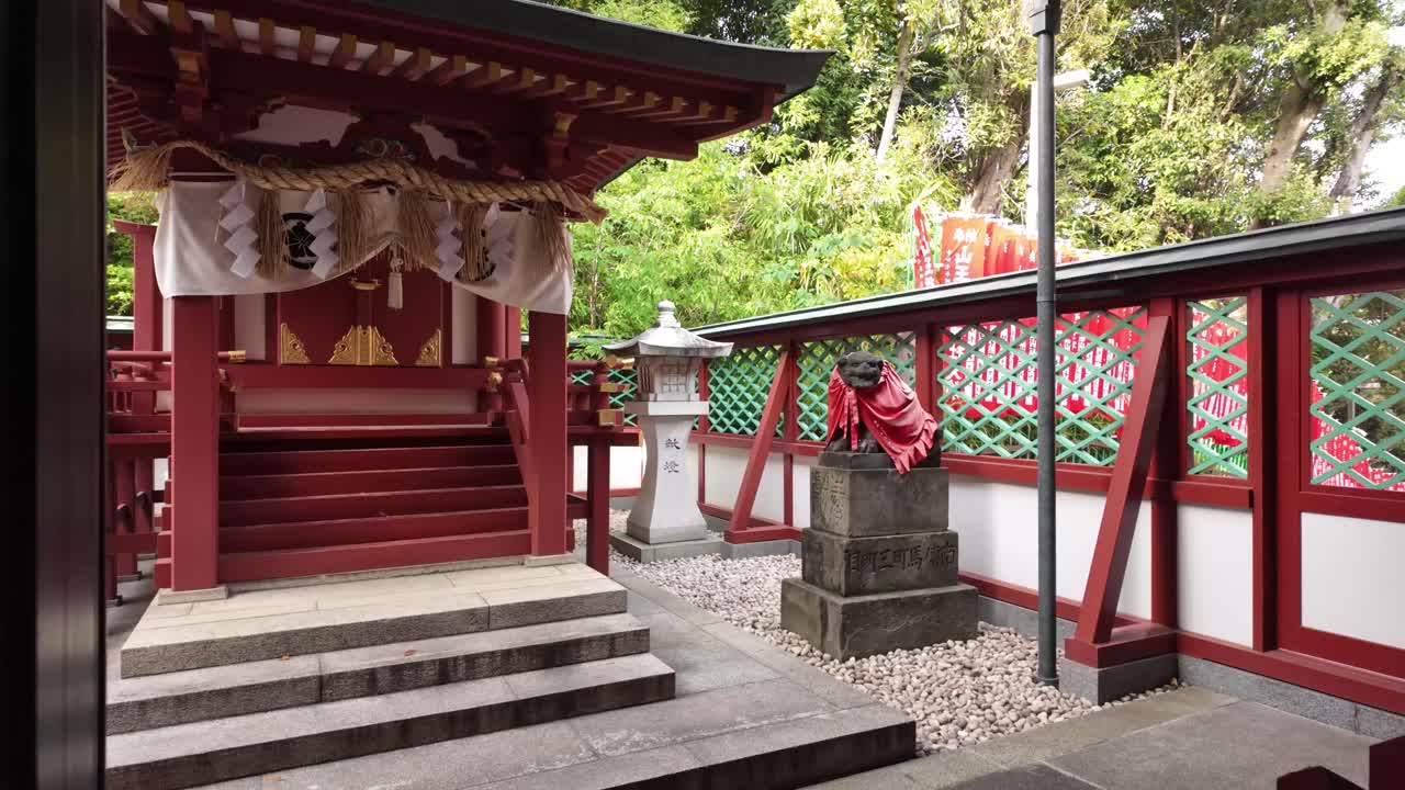 Hie Shrine statue in Tokyo, Japan religious deity of prosperity Asia landmark