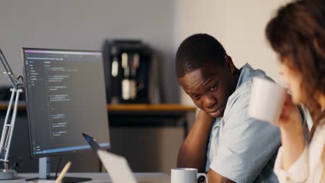 busy developers working