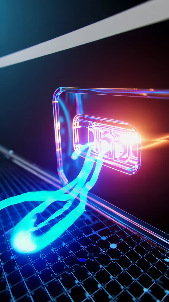 interfaz tecnológica futurista