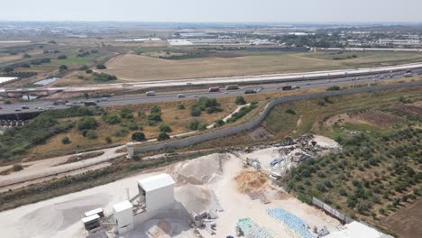 fábrica de sal industrial fábrica cerca de la autopista