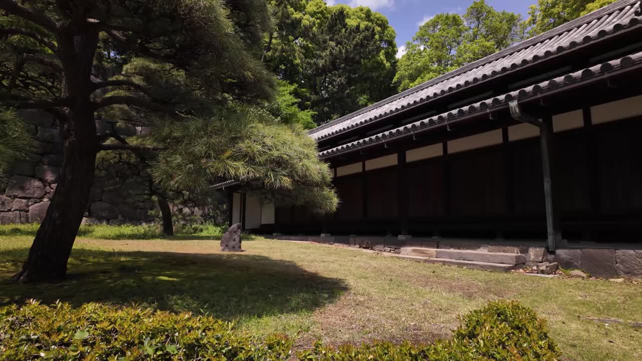 East garden Imperial Palace Tokyo Japan temple building pagoda Japanese garden