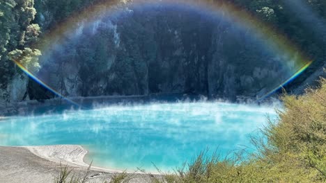 sulphur lake in new zealand.