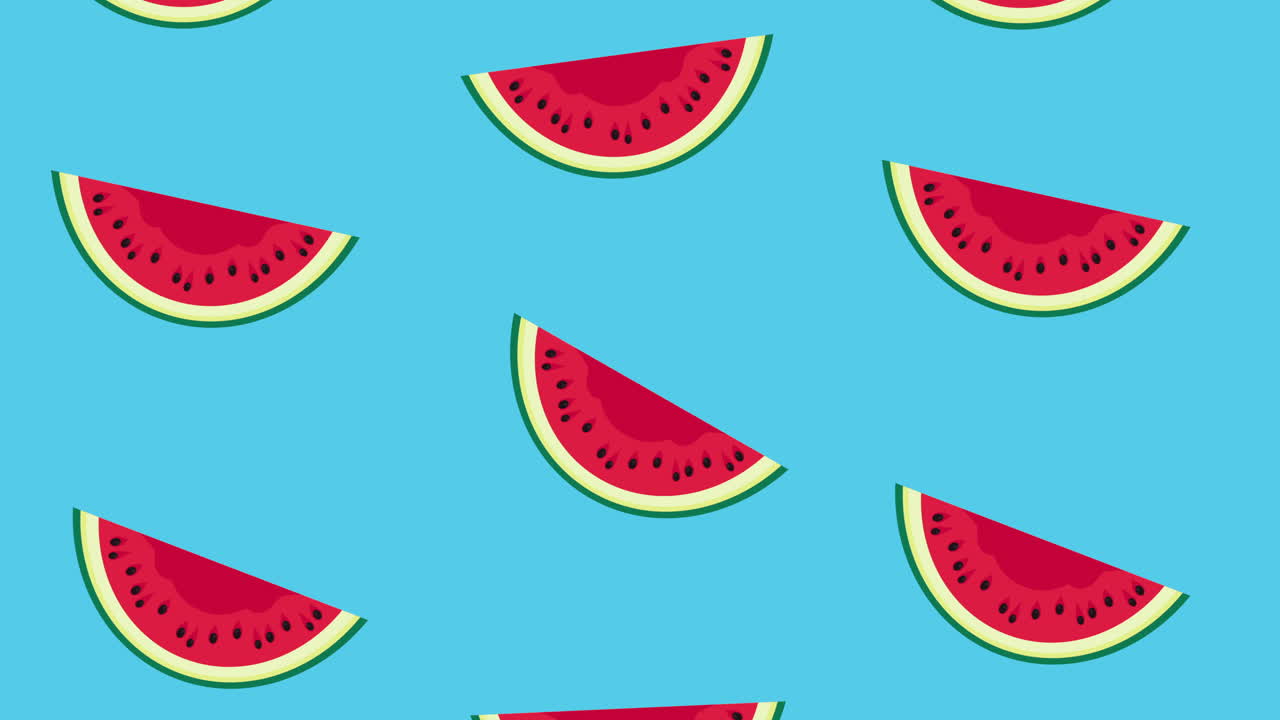 summer holiday season with watermelons pattern