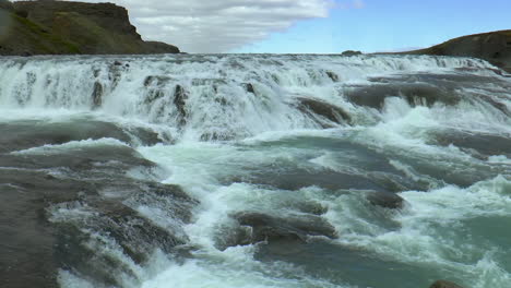 Slow-motion-footage-of-Gullfoss---waterfall-located-in-the-canyon-of-the-Hvita-river-in-southwest-Iceland