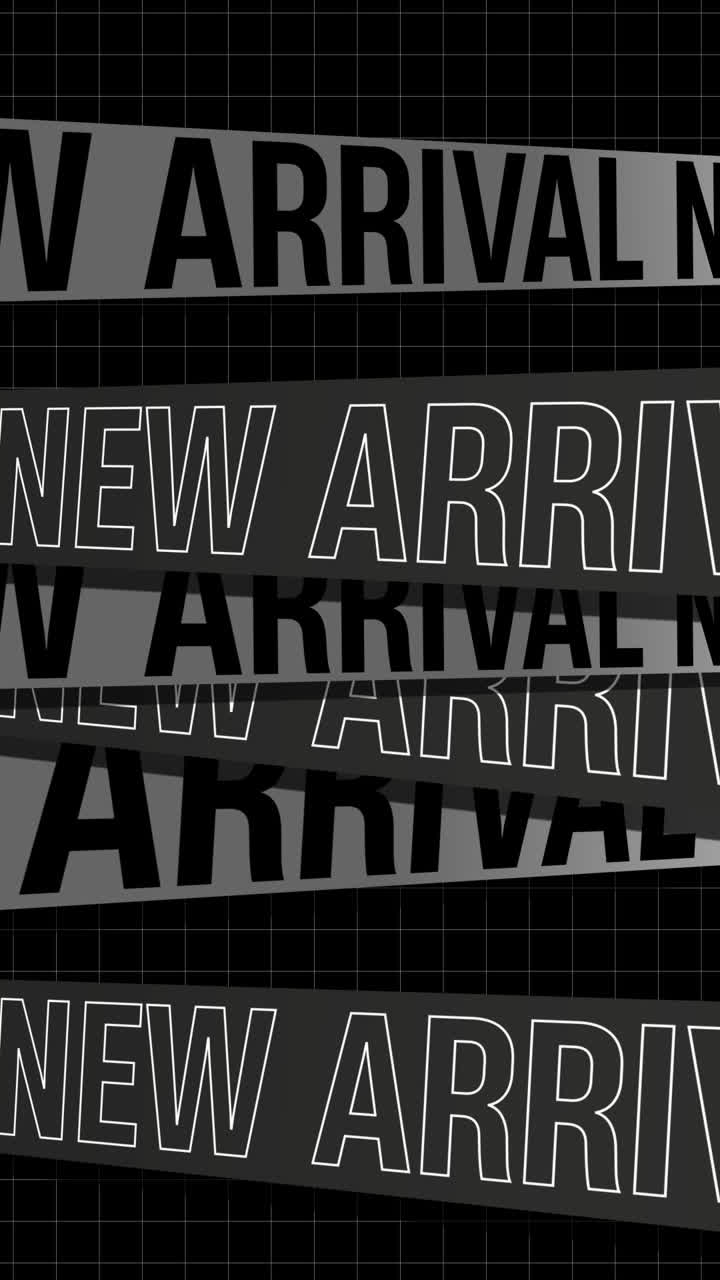 New Arrival Typographic Advertising Banner Design