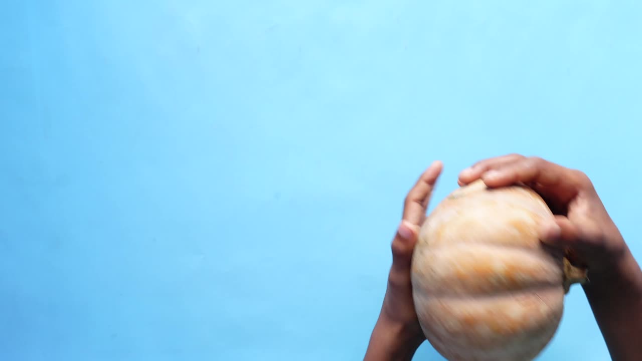 수박을 들고 있는 손