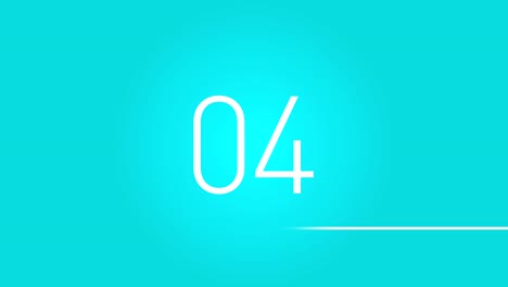 10 seconds countdown with fancy background in gradient and bright colors. modern countdown for video production