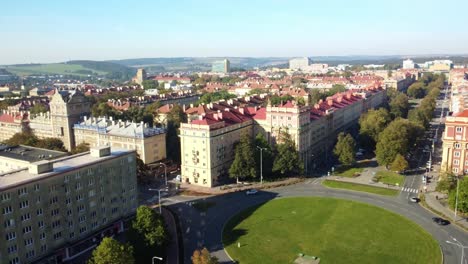 Built-Structures-In-Socialist-Realism-Architecture-In-The-City-Of-Ostrava-In-Czech-Republic