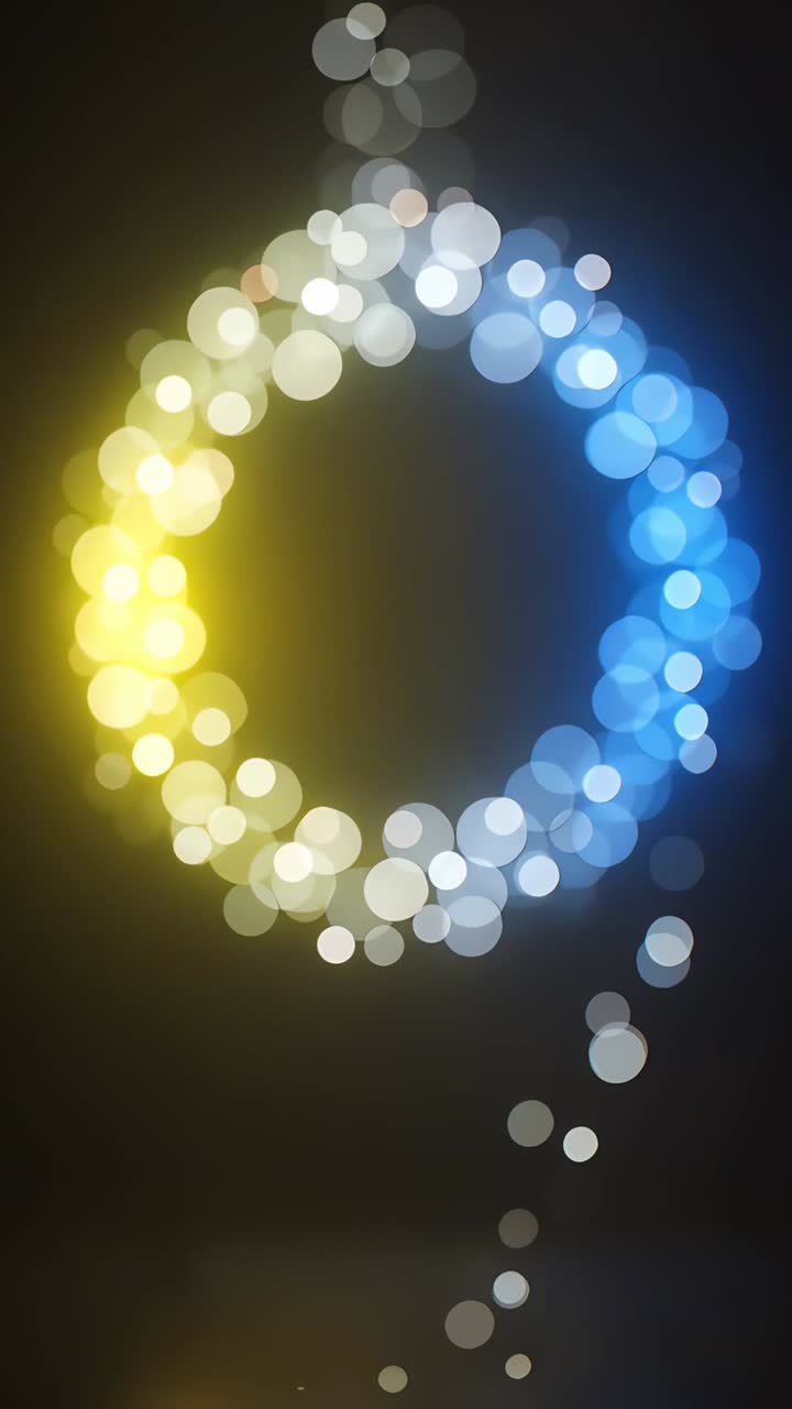 Baggrund med lodret bokeh-lys.