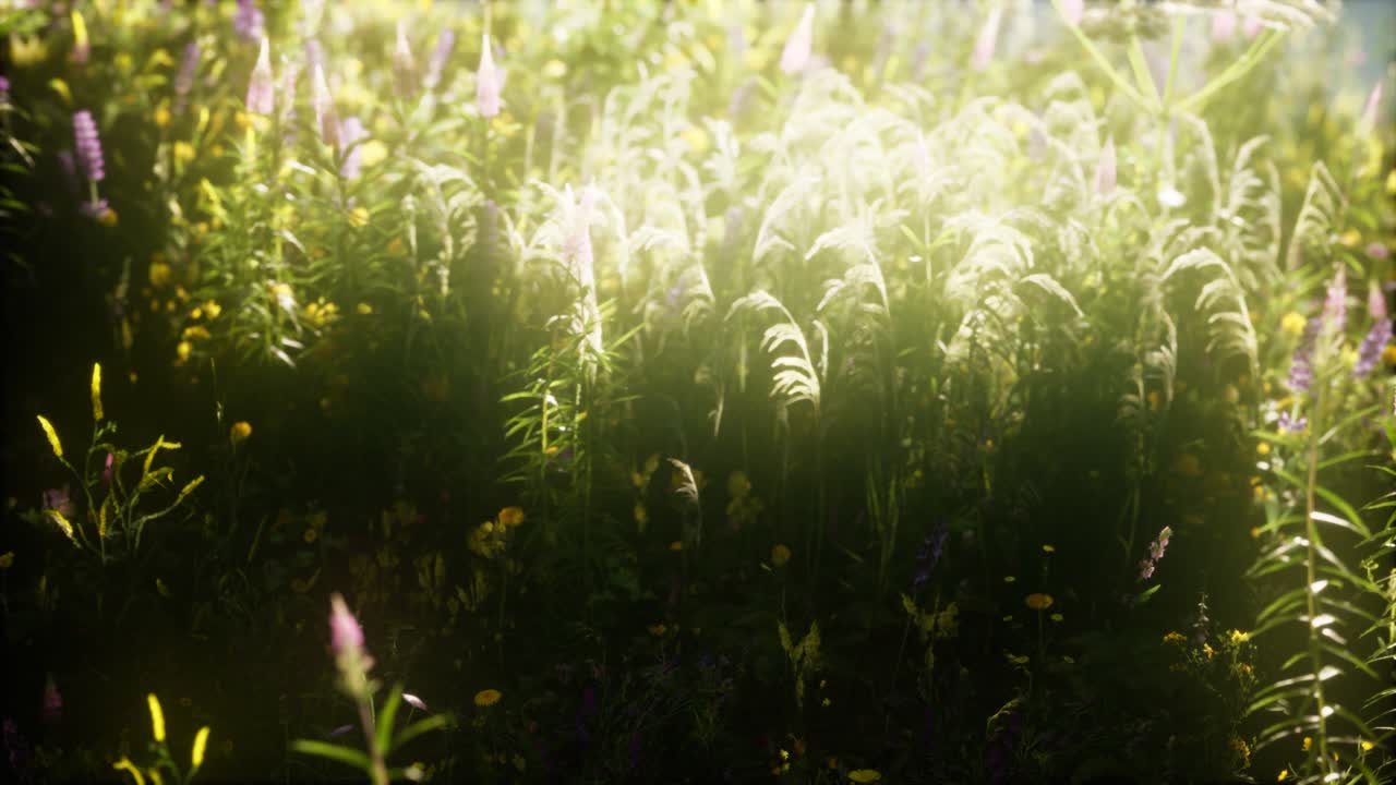 flores silvestres en el campo