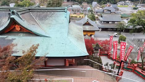 Santuario-Yutoku-Inari-En-La-Ciudad-De-Kashima,-Prefectura-De-Saga.