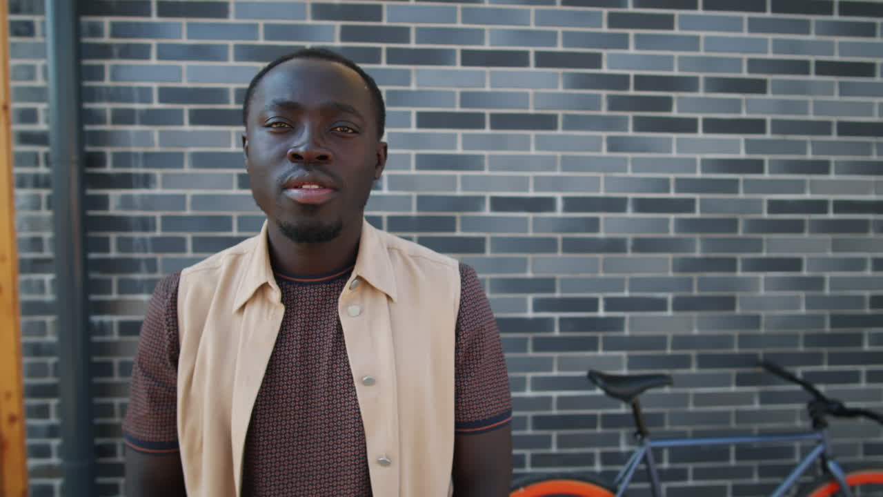 Portrait of African American Man on Street