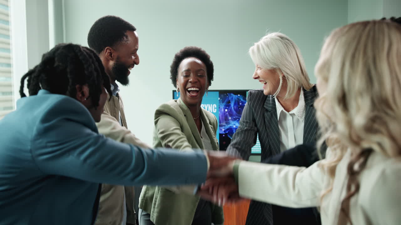 Successful Business Team Celebration