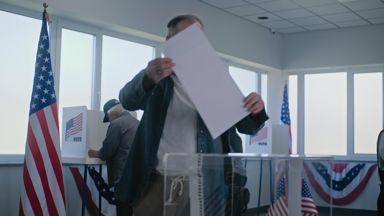 votación en un lugar de votación