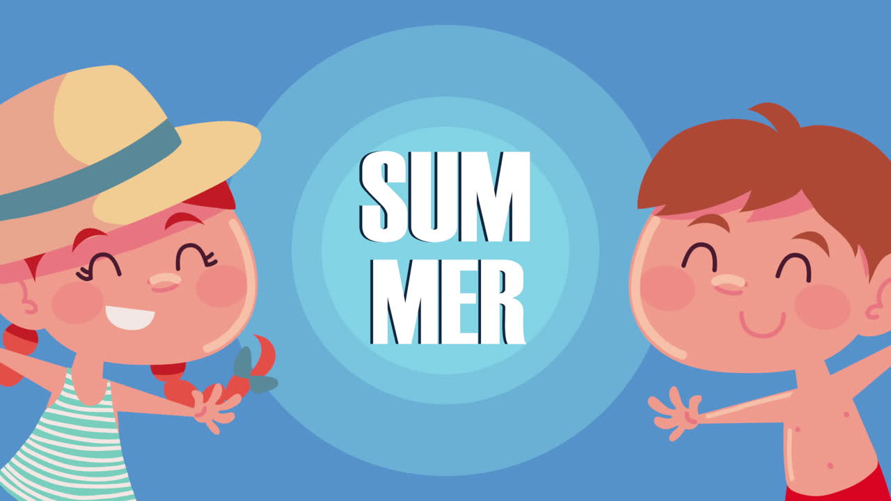 Kids Enjoying Summer