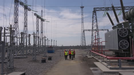 power plant maintenance crew