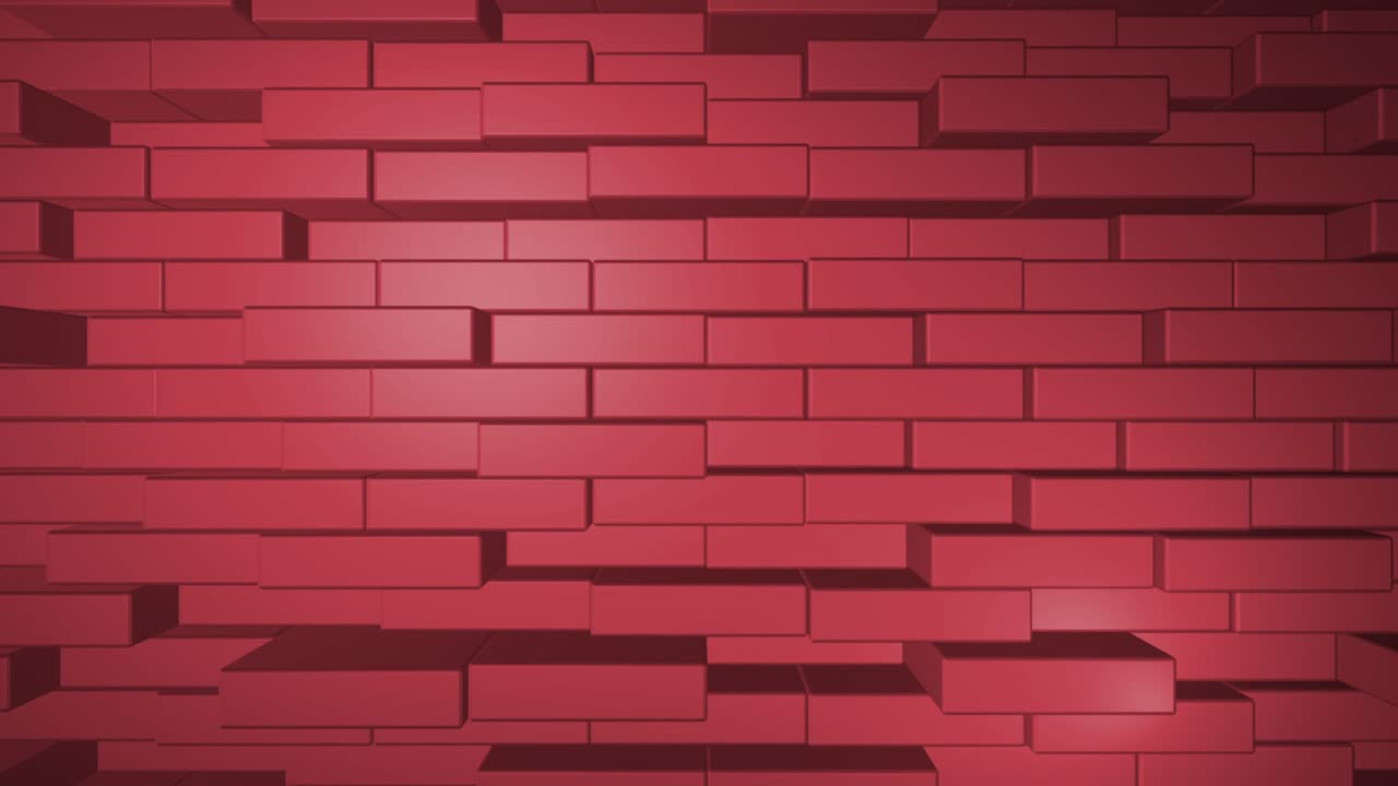 움직이는 큐브에서 애니메이션 추상적인 배경