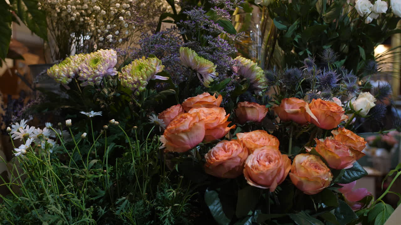 ramo de flores mercado local sete flor de primavera francia
