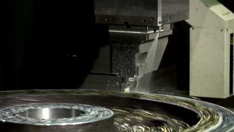 workpiece processing on turning-and-boring lathe