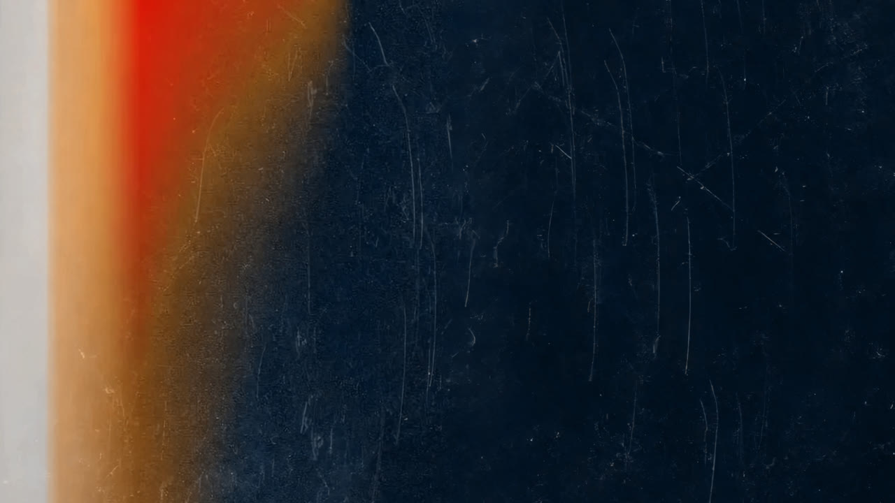 Abstract dark orange gradient texture animated overlay, transparent 4K video, alpha channel, ProRes
