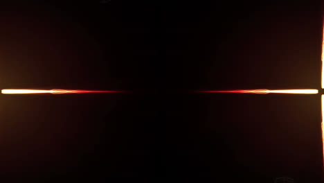 animation of orange glowing pattern and spots on black background