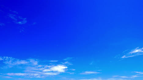 time lapse beautiful nature with white cloud moving on blue sky