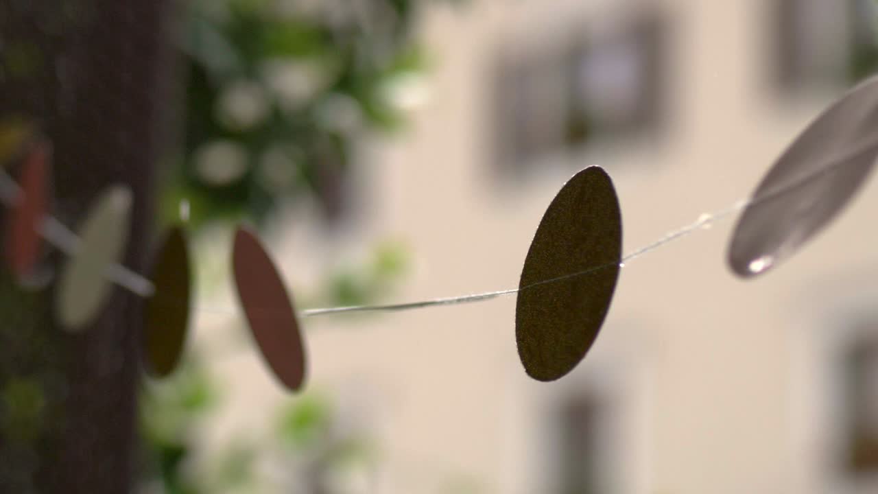 바람과 비의 결혼식 장식