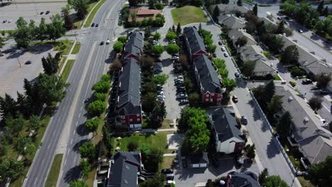 distritos urbanos revelados: imágenes aéreas de calgary, canadá
