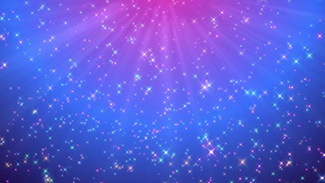 colorful stars on the gradient background[loop]