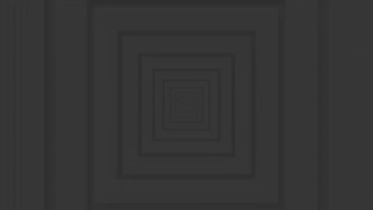 Animation of layers of dark grey squares on seamless loop background