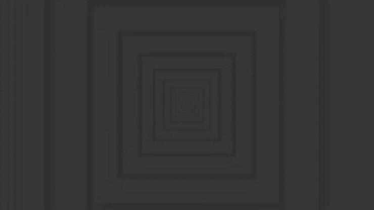 Animation of layers of dark grey squares on seamless loop background