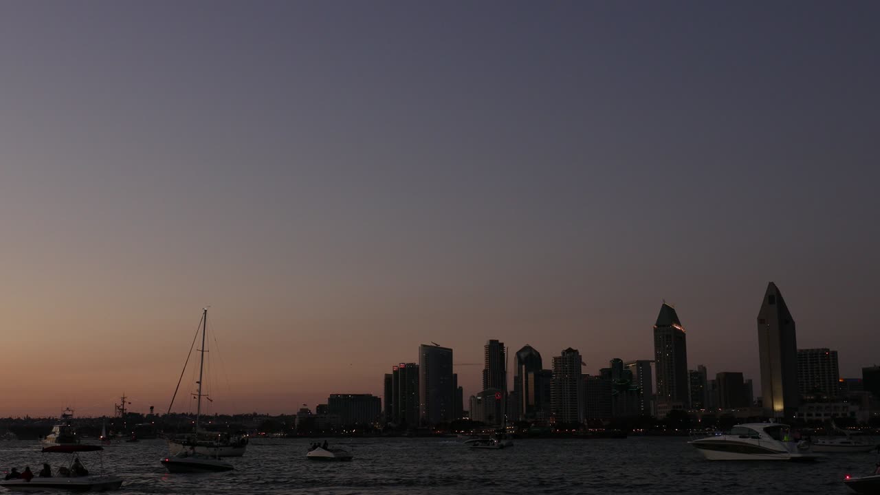 Cityscape of San Diego downtown, California, USA