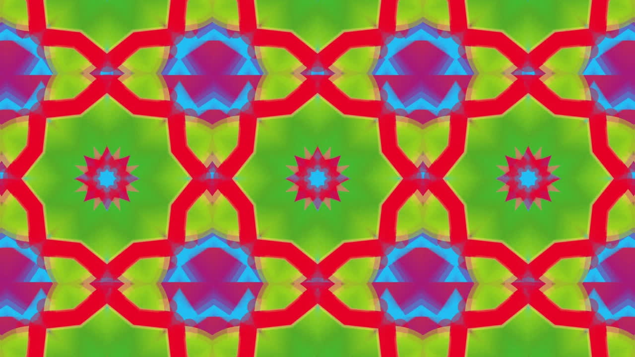 kaleidoscopio multicolor en movimiento patrones y formas abstractas
