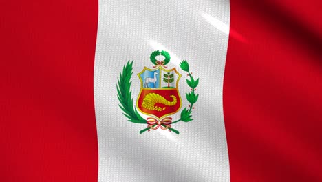 flag of peru motion background