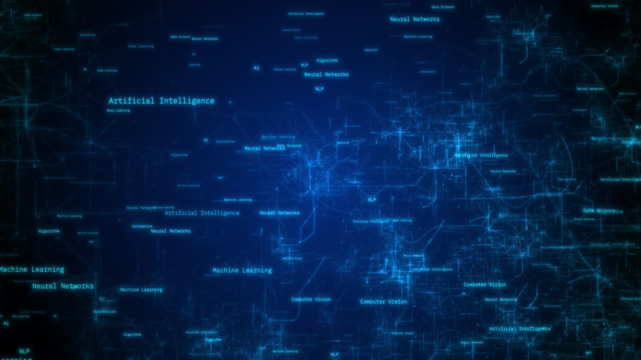Abstract Circuit Lines with Blockchain Technology Concept: Futuristic Data Transfer and Network Connection