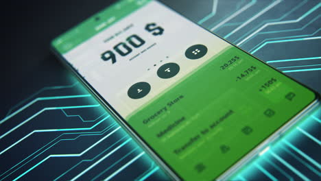 Modern Mobile Banking App Interface