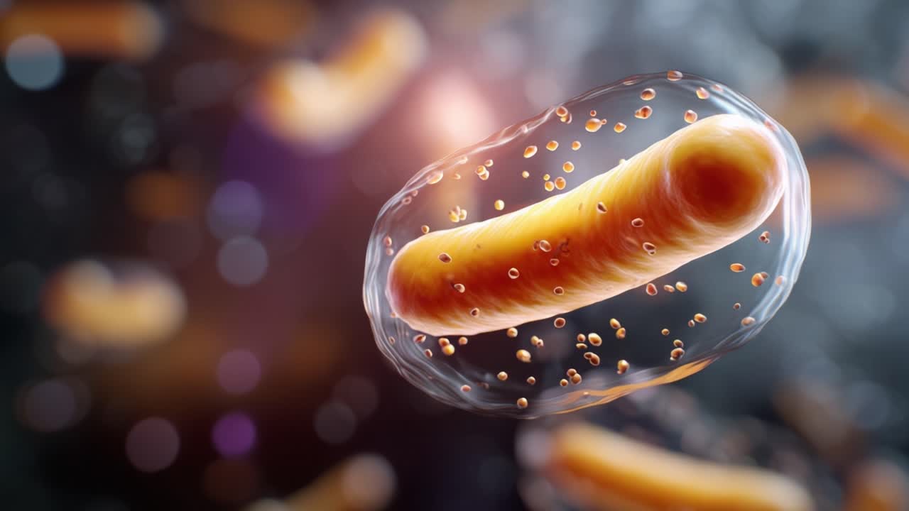 Microscopic Visualization of Bacteria with Intricate Details of Cell Structure and Surrounding Environment in High-Definition Image Representation