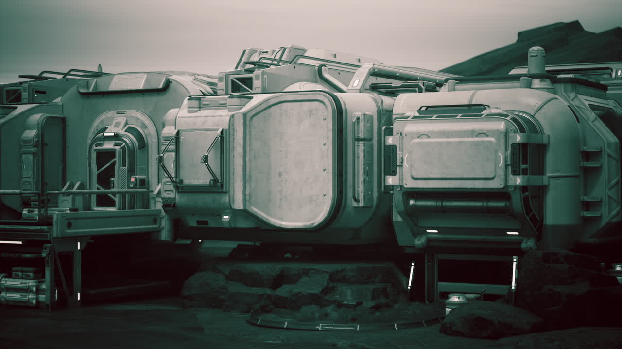 미래의 우주 정거장은 황폐한 행성에 있습니다.