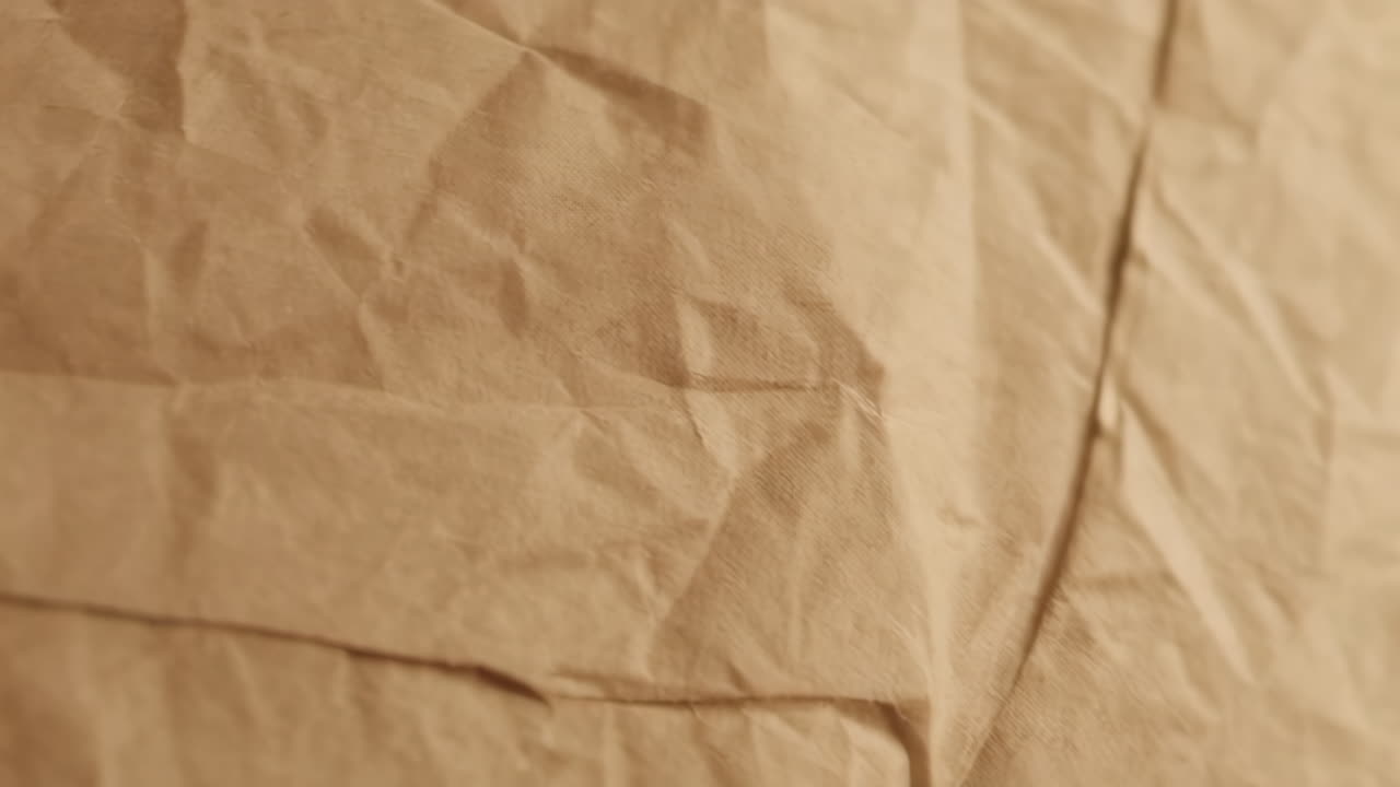 Crumpled Brown Paper Texture
