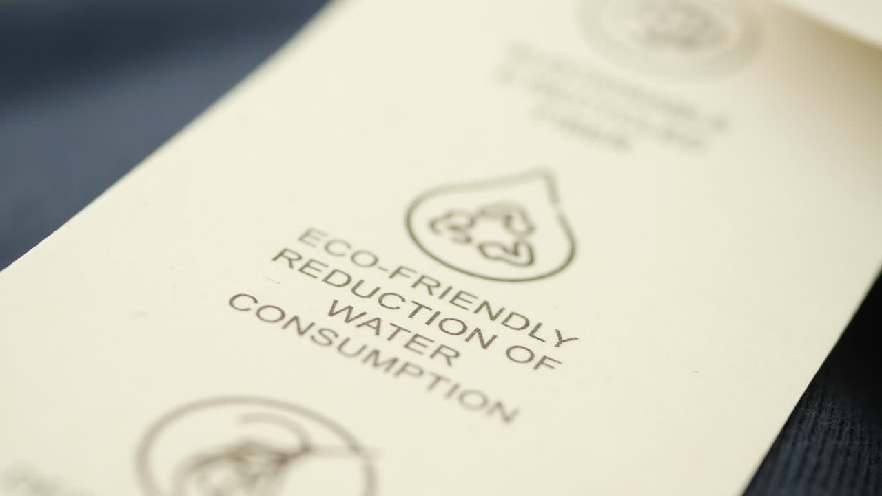 Eco-Friendly Water Conservation Tag