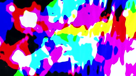 colored abstract smears