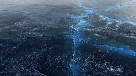 surface of the ice crust