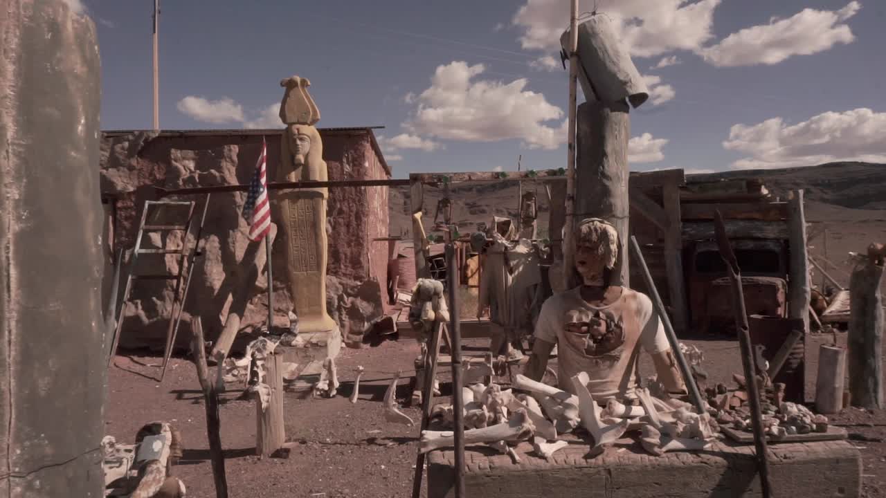 USA - Halloween skeletons and decorations