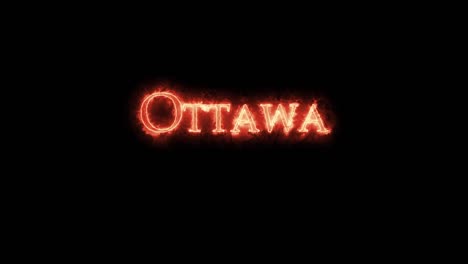 ottawa written with fire. loop