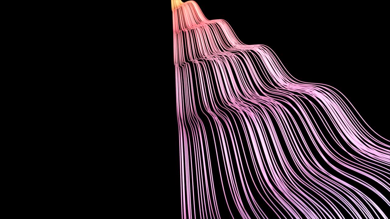 추상적인 빛의 흔적.