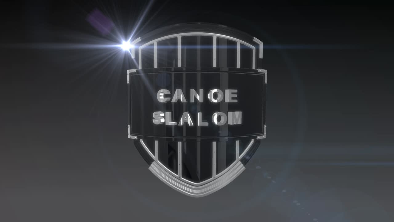 slalom en canoa - cromo