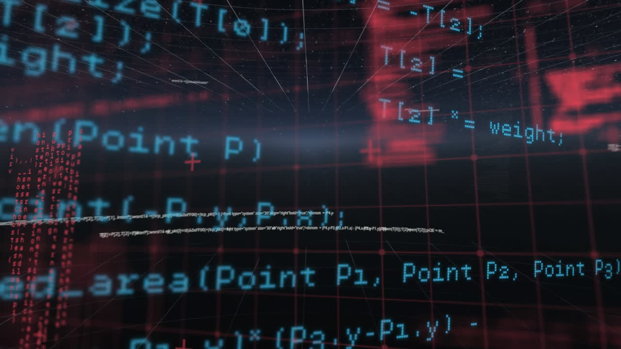 procesamiento de datos contra un fondo negro