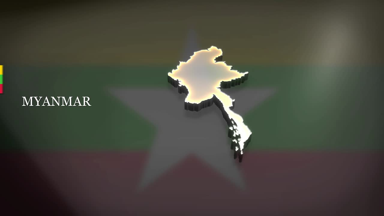 미마의 3d 애니메이션 지도