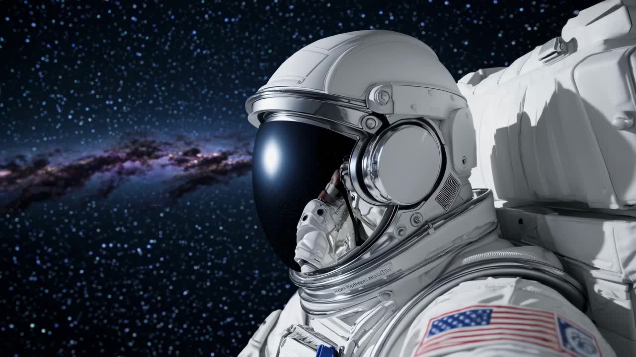 Astronaut i rummet
